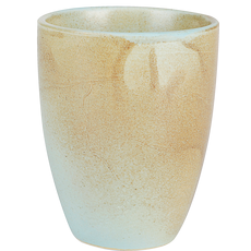 Чашка без ручки 300 мл, h 10 см, диаметр 8 см, коричнево-бирюзовая,  серия Shade, Home Chef