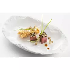 Блюдо овальное глубокое 30 х 16 см, серия Texture, Home Chef