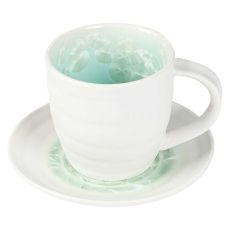 Чашка 280 мл с блюдцем 14 см, серия Frost, Home Chef
