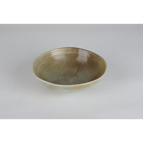 Салатник с неровными краями 1л, 24 см , h 7,5 см, коричнево-бирюзовый,  серия Shade, Home Chef, изображение 6