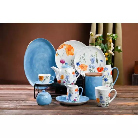 Тарелка десертная 17 см, голубая, серия Murraya, Home Chef, изображение 3