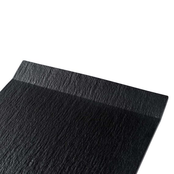 Блюдо для подачи плоское с одним бортом 29 х 27,7 см, фарфор, серия Cloud Black, Home Chef, изображение 3