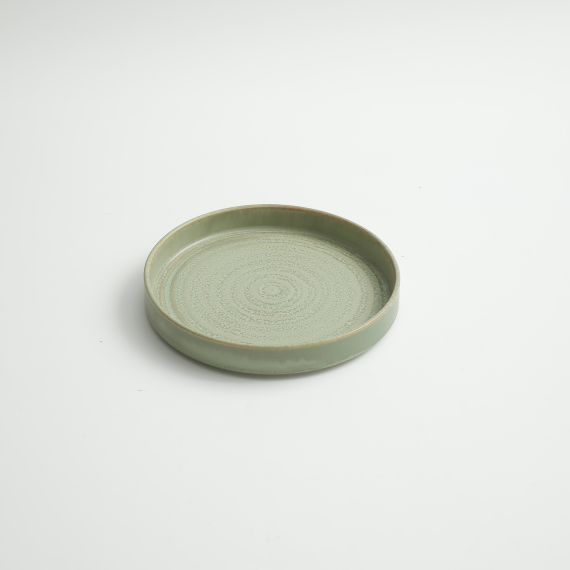 Тарелка с вертикальным бортом 23 см, h 3,3 см, серия Amber Green, Home Chef