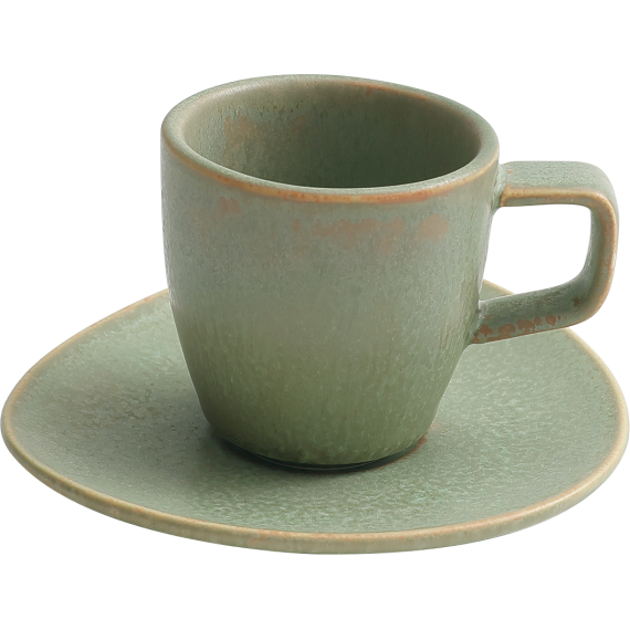 Чайная пара 280 мл (блюдце 14,5 см), серия Amber Green, Home Chef, изображение 2