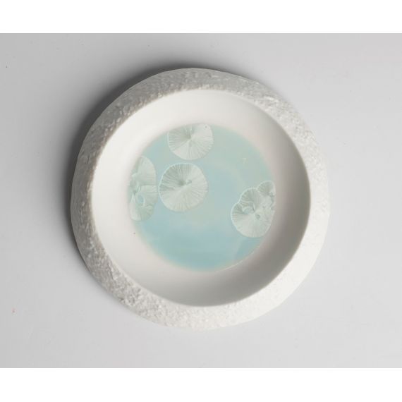 Салатник/тарелка глубокая с текстурным бортом 18 см, h 2,5 см, серия Frost, Home Chef