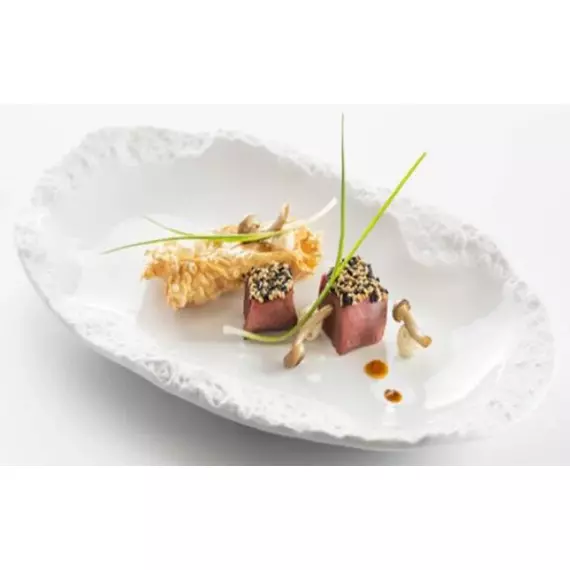 Блюдо овальное глубокое 30 х 16 см, серия Texture, Home Chef