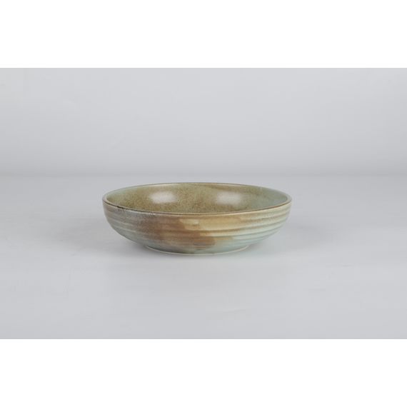 Салатник 660 мл, 19 см, h 4,5 см, коричнево-бирюзовый, серия Shade, Home Chef, изображение 3