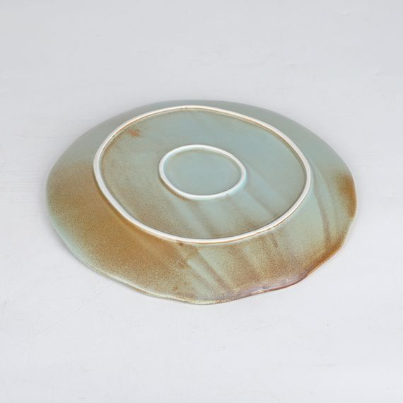 Тарелка десертная 20,5 см, коричнево-бирюзовая, серия Shade, Home Chef, изображение 7