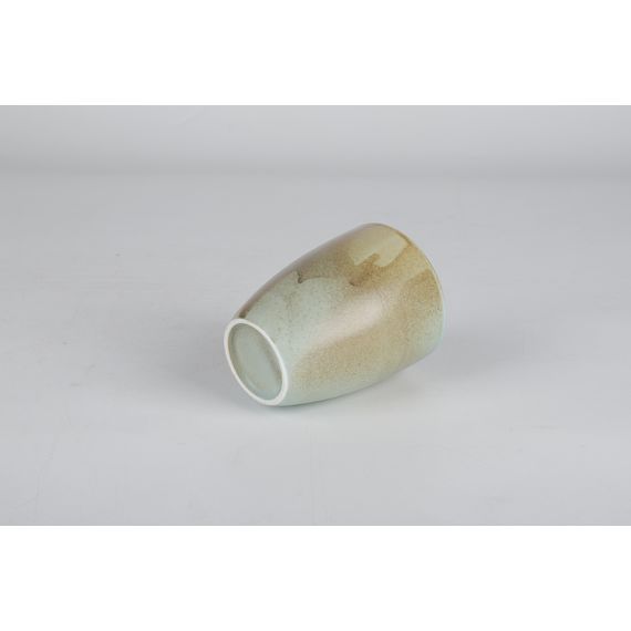 Чашка без ручки 300 мл, h 10 см, диаметр 8 см, коричнево-бирюзовая,  серия Shade, Home Chef, изображение 6