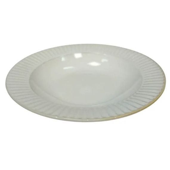 Тарелка глубокая 23 см, h 4,4 см, серия Villa Beige, Home Chef