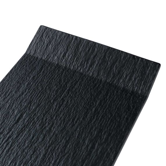 Блюдо для подачи плоское с двумя бортами 36,8 х 17 см, фарфор, серия Cloud Black, Home Chef, изображение 3