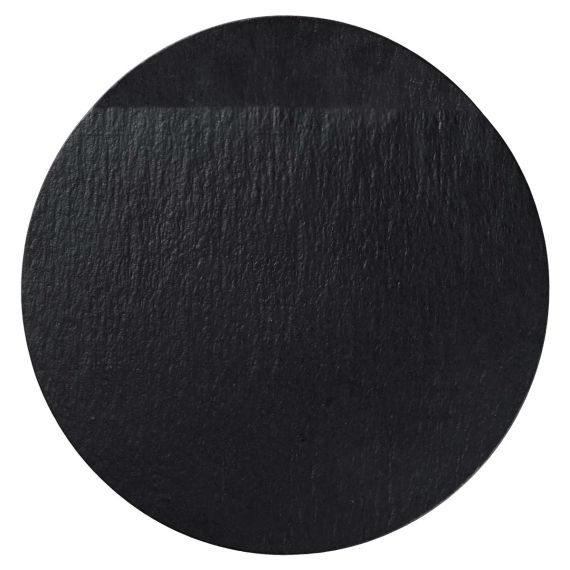 Блюдо для подачи круглое плоское с одним бортом 29 см, фарфор, серия Cloud Black, Home Chef, изображение 2