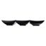 Блюдо трехсекционное 23 х 7,5 см, h 2,6 см, фарфор, серия Cloud Black, Home Chef, изображение 3